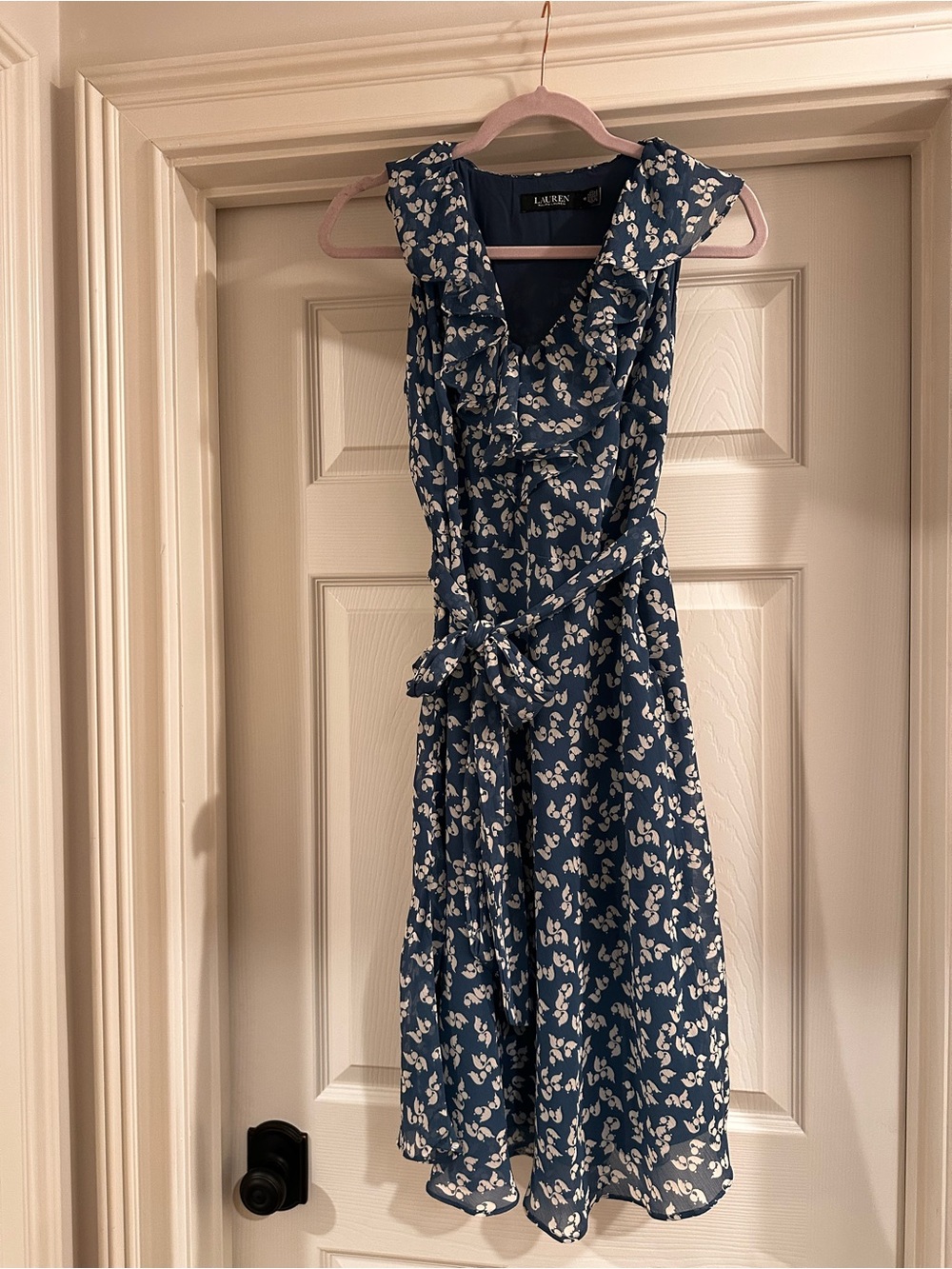Ralph Lauren Blue Floral Dress
